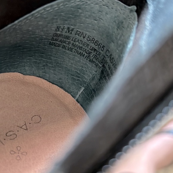 Black High-Top Sneakers with Wedge Sole - Picture 5 of 8